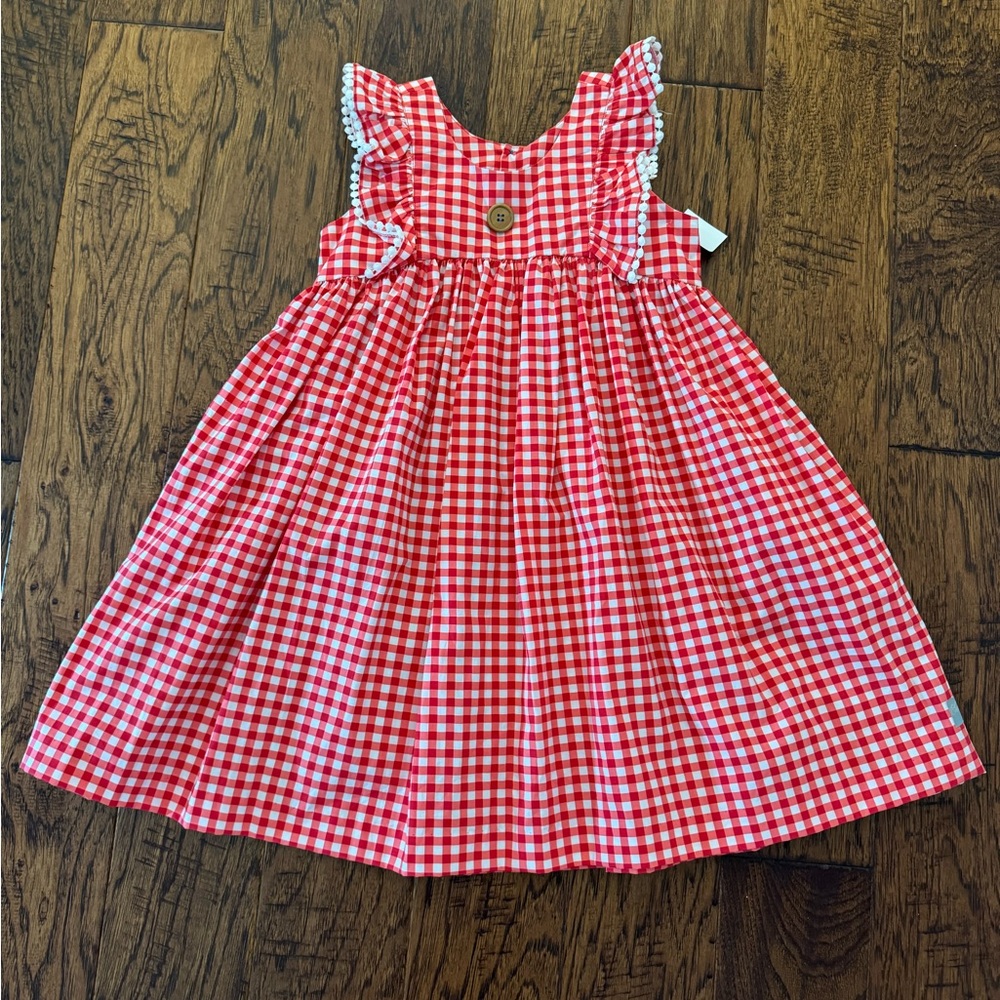 New! Red Gingham EleanorRose Dress